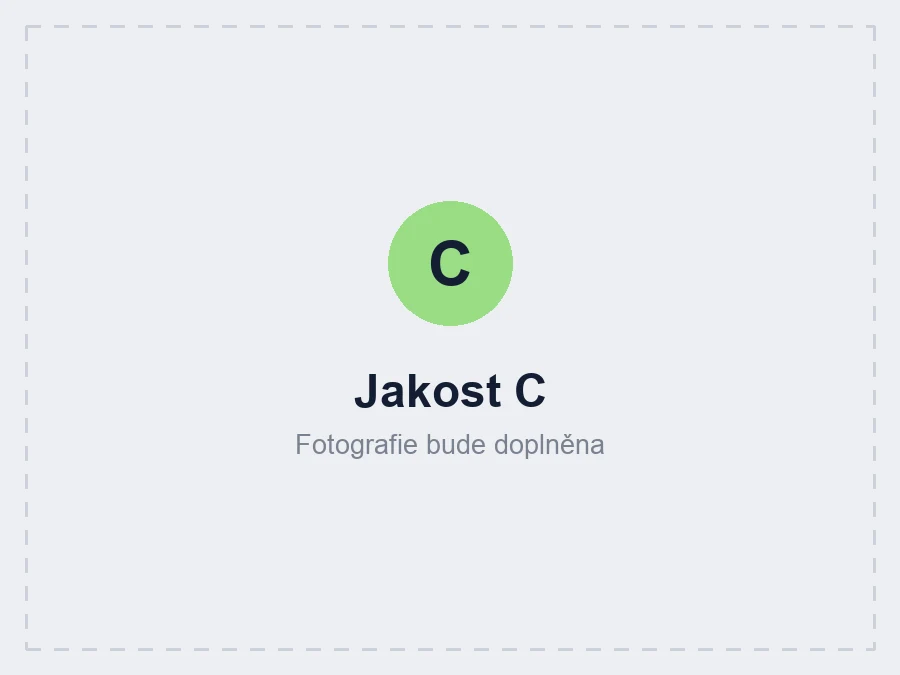 Použitá paleta jakost C – fotografie bude doplněna